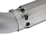 aFe Atlas Exhaust 5in DPF-Back Aluminized Steel w/ Polished Tips 16-17 GM Diesel Truck V8-6.6L (td) | 49-04081-P