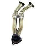 Techtonics Mk3 | Mk2 VR6 Dual 2in Stainless Downpipe w/O2 sensor | 251 235X
