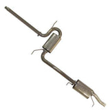 Techtonics For use with standard factory downpipe / Standard Hidden Techtonics Stainless Steel Cat Back Exhaust | B5 Passat 98-05 252 418X Hidden