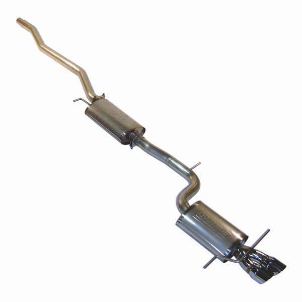 Techtonics Stainless Dual Tip Exhaust | 96-01 Audi A4 1.8T Quattr | 252 561