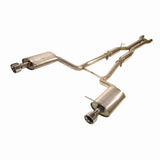 TT Dual Stainless Audi B6 S4 V8 4.2L 2.25" w/ Borla Mufflers 4" tips | 252 594