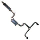 Techtonics Dual Mufflers - Quiet - Stock Inlet Techtonics MK7 GTI 3.0" Stainless Steel Cat Back Exhaust 252 700A