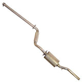 Techtonics Borla / Jetta GLI 16V 1987 -1989 w/55mm cat TT 2.25" Cat Back Exhaust Mk2 Jetta 253 413B