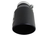 AFE aFe Diesel Exhaust Tip Bolt On Black 4in Inlex x 6in Outlet x 12in 49T40601-B12