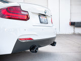 AFE aFe MACHForce XP 3in to 2.5in 304 SS Axle-Back Exhaust w/ Black Tips 14-16 BMW M235i 49-36348-B