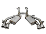 AFE aFe MACHForce XP 3in 304 SS Axle-Back Dual Exhaust (NPP) w/ Polished Tips 16-17 Camro SS V8-6.2L 49-34068-P