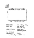 CSF Performance CSF Performance 89-92 4.0L Toyota Landcruiser (AT) (3-Row Copper Core) Heavy-Duty Radiator CSF-2709