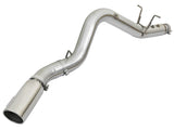 AFE aFe ATLAS 5in DPF-Back Aluminized Steel Exhaust System w/Polished Tips 2017 GM Duramax 6.6L (td) L5P 49-04085-P
