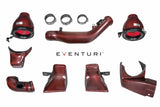Eventuri Red Carbon Eventuri F8X M3 / M4 (S55) V2 Carbon Intake & Kevlar Colors EVE-F8XMV2-KV-INT-RED