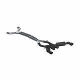 MBRP 16-19 Chevrolet Camaro SS 6 Speed 3in Dual Cat Back w/ 4.5in OD Tips - Black (Non NPP Models) | S7035BLK