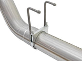 AFE aFe ATLAS 5in DPF-Back Alum Steel Exhaust System w/Polished Tip 2017 Ford Diesel Trucks V8-6.7L (td) 49-03090-P