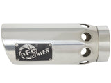 aFe Power Intercooled Tip Stainless Steel - Polished 4in In x 5in Out x 12in L Clamp On | 49T40502-P121