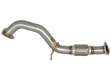 AFE aFe Power Elite Twisted Steel 16-17 Honda Civic I4-1.5L (t) 2.5in Rear Down-Pipe Mid-Pipe 48-36605
