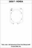 CSF Performance CSF Performance 92-00 Civic All-Aluminum Fan Shroud w/ 12-inch SPAL fan CSF-2858F