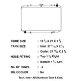 CSF Performance CSF Performance 90-97 Nissan 300ZX (non-turbo) High-Performance All-Aluminum Radiator CSF-2871