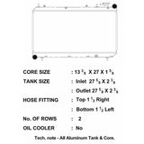 CSF Performance CSF Performance 93-98 Subaru Impreza (Incl. Outback Sport) All-Aluminum Radiator CSF-2874