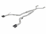 aFe Takeda 2.5in 304 SS Cat-Back Exhaust System w/ Carbon Fiber Tips 16-18 Infiniti Q50 V6-3.0L (tt) | 49-36132NM-C