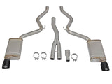 AFE aFe MACHForce XP Exhausts Cat-Back SS-304 EXH w/ Black Tips 15-16 Ford Mustang EcoBoost 2.3L (t) 49-33084-B