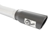aFe MACHForce XP SS Exhaust 3in to 3.5in Cat-Back w/ Black Tip 15 Ford F-150 EcoBoost V6 2.7/3.5Ltt | 49-43068-B