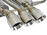 AFE aFe Takeda 3in 304 SS Cat-Back Exhaust w/ Tri-Polished Tips 17-18 Honda Civic Type R L4 2.0L (t) 49-36623-P