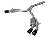 AFE aFe 18-20 Audi RS5 Coupe MACH Force-Xp 3in to 2.5in 304 SS Axle-Back Exhaust System (Quad Black Tip) 49-36427-B