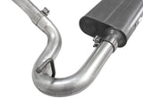 AFE aFe Scorpion Exhaust System Cat Back 2.5in Aluminized Hi-Tuck 07-18 Jeep Wrangler JK V6 3.6/3.8L 49-08043