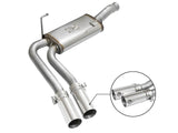 AFE aFe Rebel Series CB Middle-Side Exit SS Exhaust w/ Polished Tips 09-16 GM Silverado/Sierra V6/V8 49-44070-P