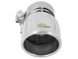 AFE aFe MACH Force-Xp 2.5in Inlet x 3-1/2in Outlet x 6in Length 2.5in 304 Stainless Steel Exhaust Tip 49T25354-P06