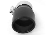 aFe MACH Force-XP 409 SS Single Wall Universal Clamp On Exhaust Tip - Black | 49T25354-B06