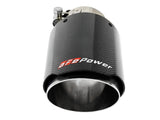 aFe MACH Force-Xp 409 SS Clamp-On Exhaust Tip 2.5in. Inlet / 4in. Outlet / 7in. L - Carbon | 49T25404-C07