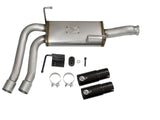 AFE aFe Rebel Series CB Middle-Side Exit SS Exhaust w/ Black Tips 09-16 GM Silverado/Sierra V6/V8 49-44070-B