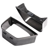 Grale No Grille Body Only Lower Carbon Fiber Air Inlets / Lower Grille insert without scoop 2x2 CF Fits cars with or without front Radar sensor GRALE by Induktiv 2021+ G80 M3 / G82 M4 / G83 M4 Front Grille GBG8XFGIWOS