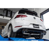 MBRP MBRP PRO Series VW Mk7 R 3" Cat Back Quad Rear Exhaust with CF Tips S46033CF