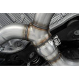 MBRP MBRP PRO Series VW Mk7 R 3" Cat Back Quad Rear Exhaust with CF Tips S46033CF