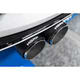 MBRP MBRP PRO Series VW Mk7 R 3" Cat Back Quad Rear Exhaust with CF Tips S46033CF