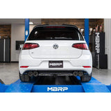 MBRP MBRP PRO Series VW Mk7 R 3" Cat Back Quad Rear Exhaust with CF Tips S46033CF