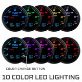 GlowShift Gauges GlowShift Gauges 3in1 Black Dial Exhaust Gas Temperature with Digital Boost & Temperature Gauge GS-3G-05