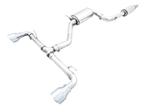 AWE Tuning Touring Edition / Chrome Silver Tips AWE Tuning Exhaust Suite - VW MK8 GTI 3015-32658