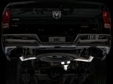 AWE Tuning No / Diamond Black / Single Tips AWE 0FG Dual Rear Exit Catback Exhaust for 4th Gen RAM 1500 5.7L 3015-33104