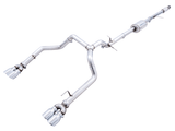 AWE Tuning Yes / Chrome Silver / Quad (with Single Midpipe) AWE 0FG Catback Exhaust for 4th Gen Silverado/Sierra 1500 3015-42201