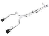 AWE Tuning Quad Diamond Black Tips AWE Tuning 0FG Exhaust Suite - 4th Gen Silverado ZR2 / Sierra AT4X 3015-43284