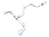 AWE Tuning Track Edition / Chrome Silver Tips AWE Tuning Exhaust Suite - VW MK8 GTI 3020-32658