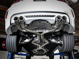 AFE aFe MACH Force-Xp 3.5in. 304 SS C/B Exhaust w/o Muffler 15-18 BMW X5 M V8-4.4L (tt) - Polished Tip 49-36342-P