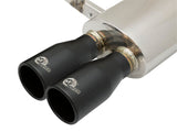 aFe MACHForce XP Exhausts Cat-Back SS-304 14-17 Mini Cooper S Hardtop 2-Door w/ Black Tips | 49-36331-B