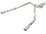 aFe MACHForce XP Exhausts Cat-Back SS-409 EXH CB Dodge Ram 1500 5.7L HEMI 09-13 Polished | 49-42013-P