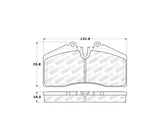 Stoptech StopTech Street Touring ST-40 4 Piston Front Caliper Brake Pads 308.0609