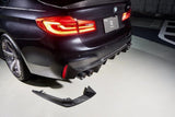 3D Design 3D Design F90 M5 Carbon Rear Under Splitter Set