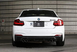 3D Design 3D Design F22 2-Series M-Sport Carbon Rear Diffuser 3108-22221