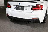 3D Design 3D Design F22 2-Series M-Sport Carbon Rear Diffuser 3108-22221