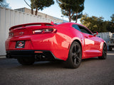 AFE aFe POWER MACH Force-Xp 3in Axle-Back Exhaust 16-20 Chevrolet Camaro SS V8 6.2L w/o Mufflers - Black 49-44119NM-B